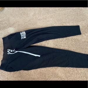 PINK Black Joggers